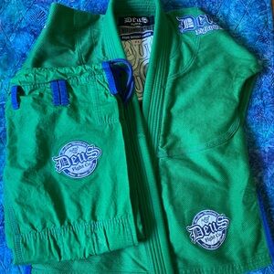 Deus Fight Co Green Jiu Jitsu Gi